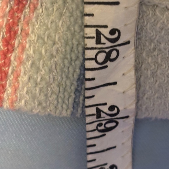 Faherty Multicolor Striped sweater hoodie large women’s winter long sleeve comfy - Picture 8 of 8